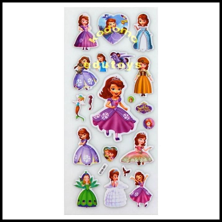 

TERMURAH STICKER STIKER ANAK TIMBUL KARAKTER SOFIA THE FIRST 2935 !!!