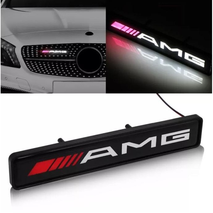 Amg Emblem Lampu Led Grill Depan Mercedes Benz Waterproof