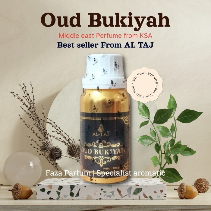 Bibit Parfum Oud Boukiyah By Al-Taj Segel 100 Ml