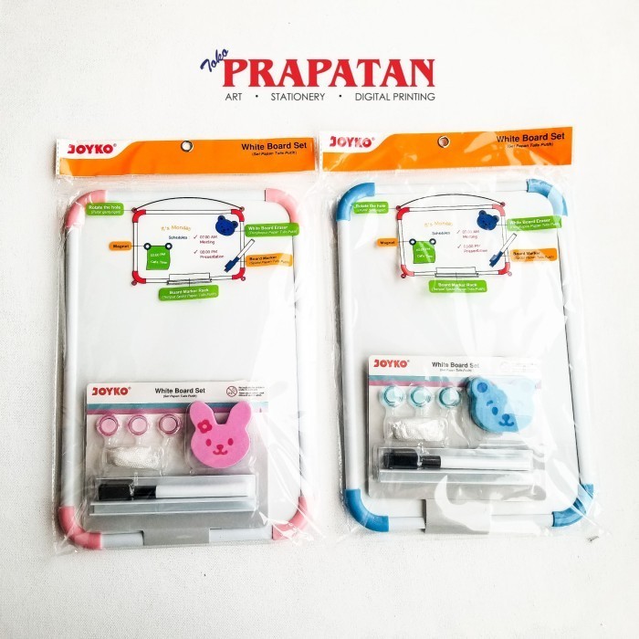 

Terbaru Joyko Whiteboard Set Wbs-160Co / Set Papan Tulis Putih Promo Terlaris