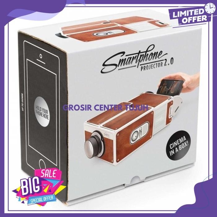 SMARTPHONE PROJECTOR PORTABLE PROYEKTOR CARDBOARD 2 DIY SMARTPHONE PROJECTOR PORTABLE PROYEKTOR CARD