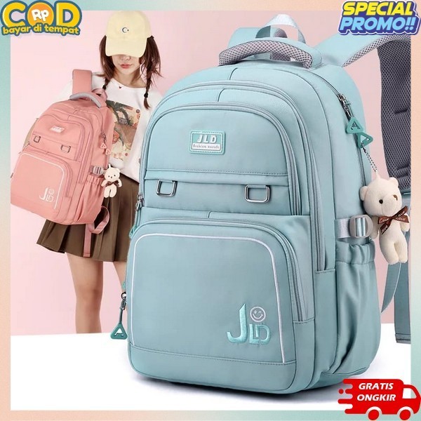 Tas Punggung Sekolah Terbaru Bagpack Rensel Kuliah Travel Besar Keren Besar Kerja Wanita Casual Kuli