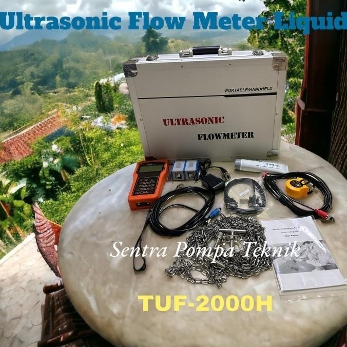 Ultrasonic Flow Meter Tuf-2000H Digital - Flow Meter Ultrasonic