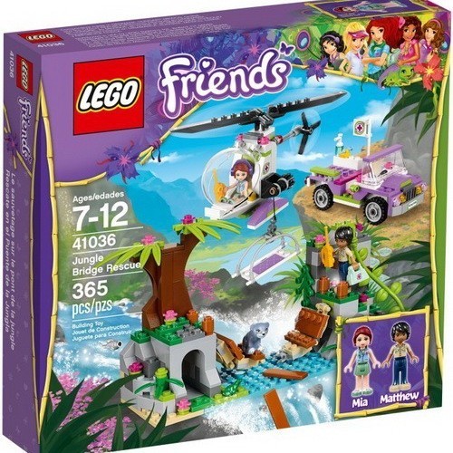 Toys LEGO Friends Jungle Bridge Rescue 41036 - Blocktopia