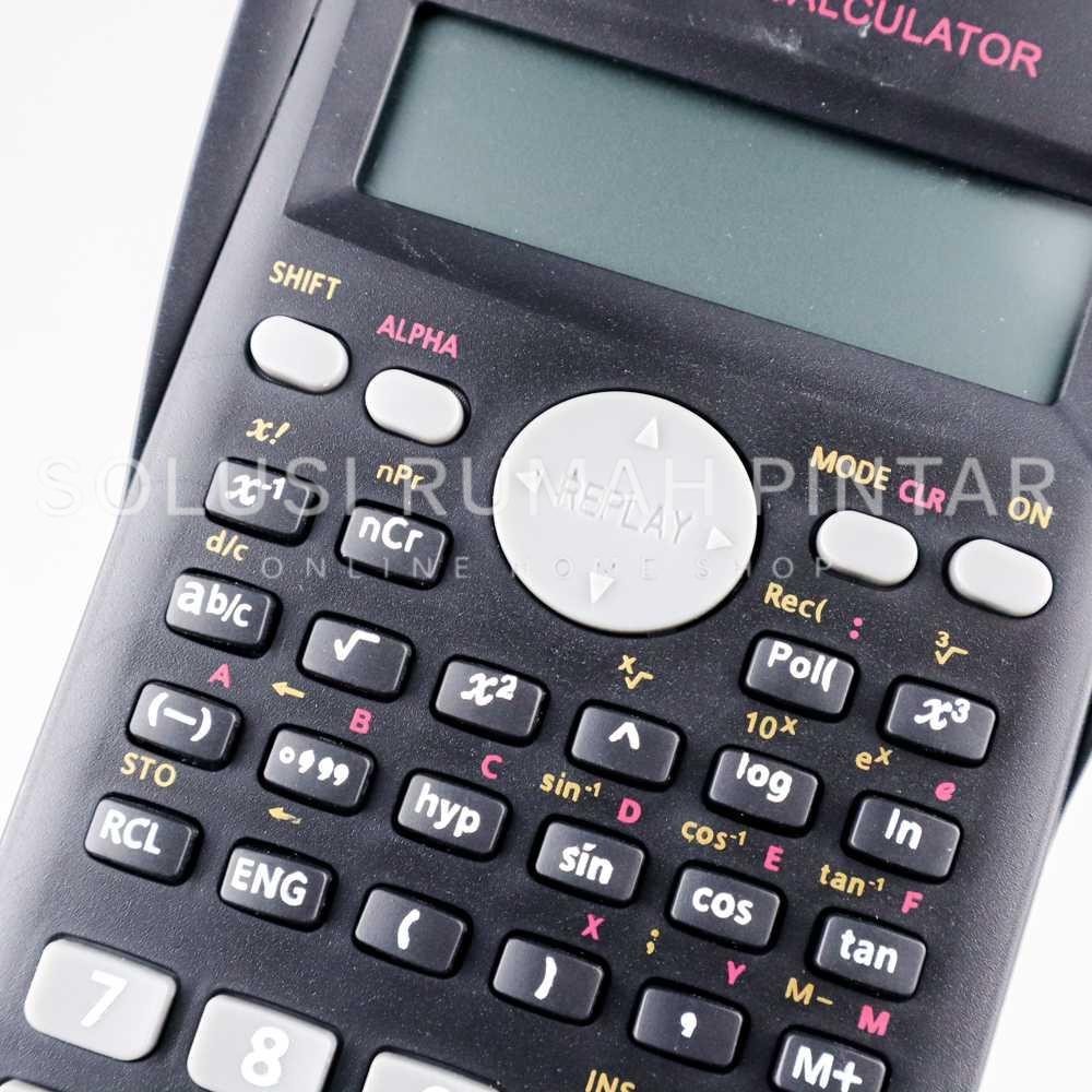 

Kalkulator Ilmiah Elektronik Multifungsi 240 Fungsi - DEXIN Scientific Calculator 10 Digit Layar LCD