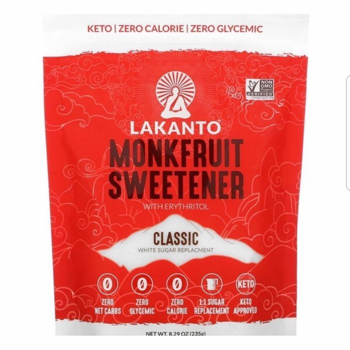 

Lakanto Monkfruit Sweetener With Erythritol Classic 235G - Adelineez