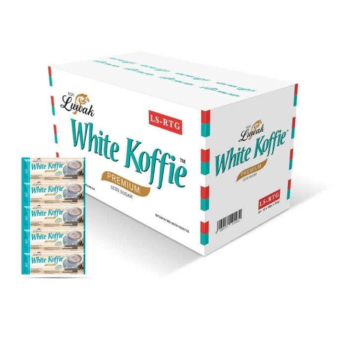 

Kopi Luwak White Koffie Less Sugar Renceng 10X19Gr - 12 Pcs [Carton]