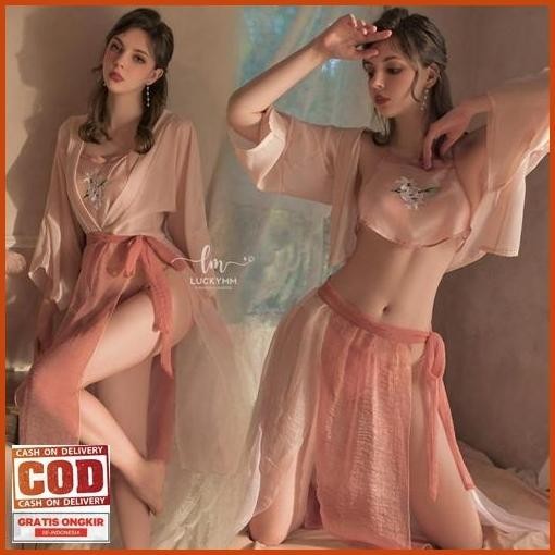 Hot Sale Sexy Lingerie Costume Hanfu Lingerie Seksi Baju Tidur Sexy Wanita / Kostum Hanfu Lingerie S