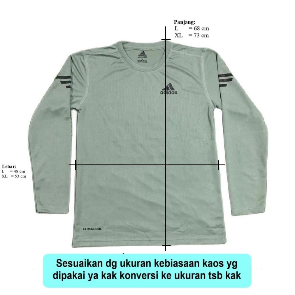 Kaos Olahraga Training Pria Lengan Panjang Cod