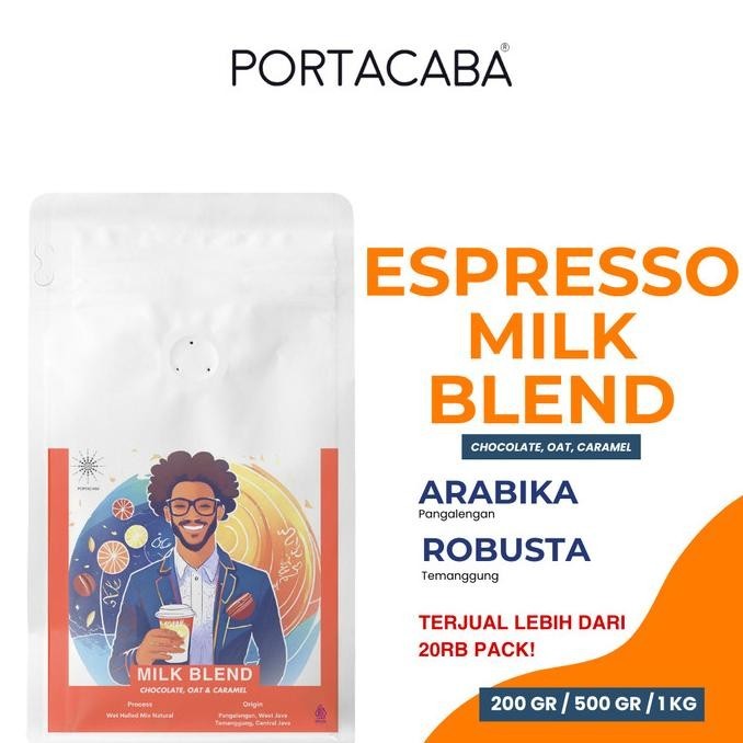 

Biji Es Kopi Susu Blend 50:50 1 Kg Portacaba