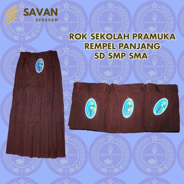 PROMO Rok Sekolah Pramuka Panjang Rempel SD SMP SMA Merek Seragam