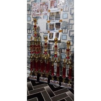 CR - Trophy piala 1 set juara 1,2,3,4 (kaki 8,4,2,2) TERLARIS
