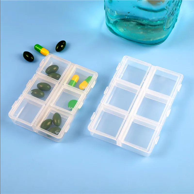 

Kotak Perhiasan Aksesoris Plastic Storage Jewelry Box 6 Grid - HK6 ORIGINAL