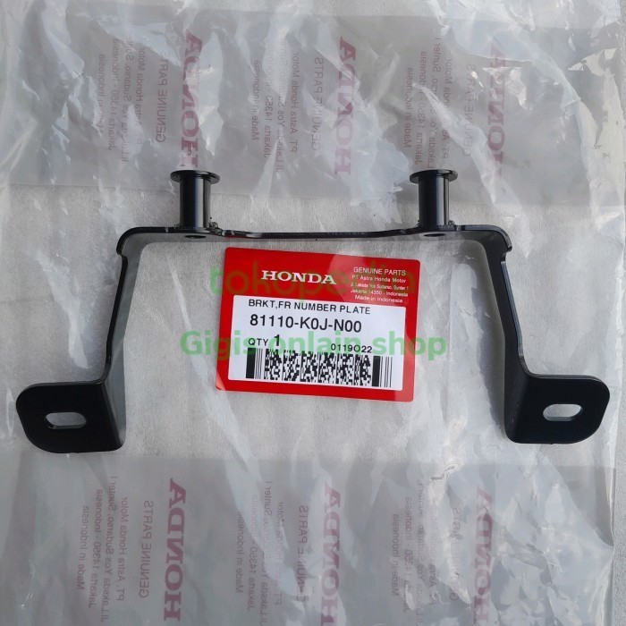 Besi Dudukan Plat Nomor Depan Honda Genio Scoopy New