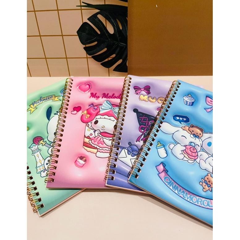 

COVER NOTE BOOK DIARY SANRIO A5 RING TERLARIS