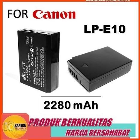 [BARU] Baterai Canon EOS 1500D 3000D 2000D 4000D 1300D 1200D 1100D EOS Rebel T100 T7 LP-E10