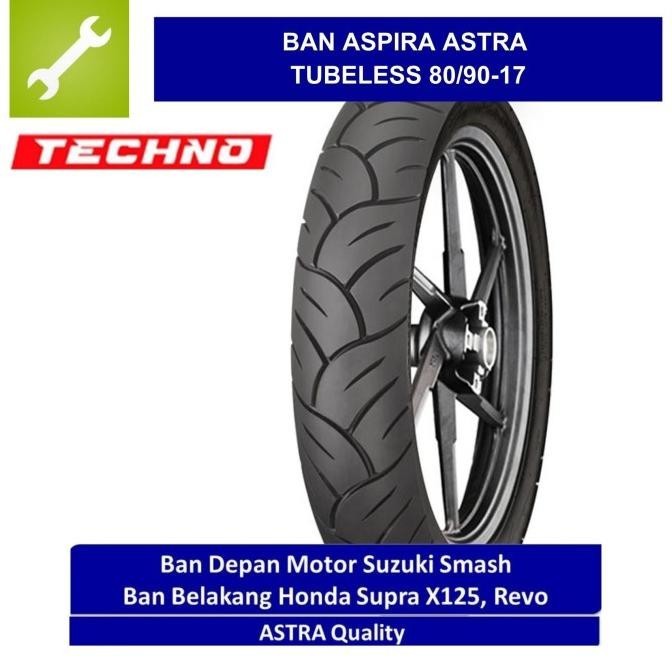 Ban Luar 80/90-17 ASPIRA MAXIO Tubeless