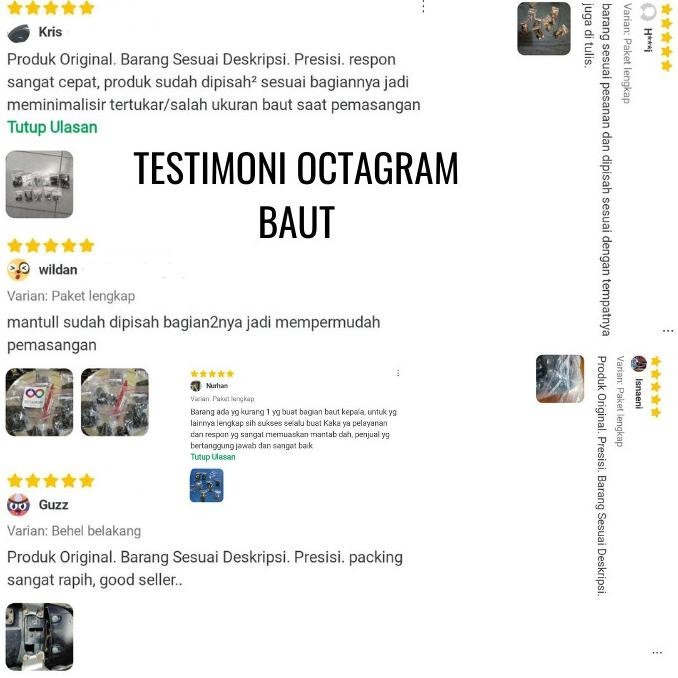 Gratis Ongkir Baut motor supra fit new/ Baut Body Motor Supra Fit New