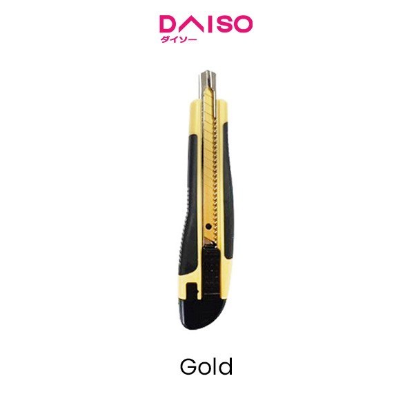 

Terlaris Daiso Titanium Coated Cutter -With Rubber - 2.6cm x 13.7cm - 1in x 5.4 SALE