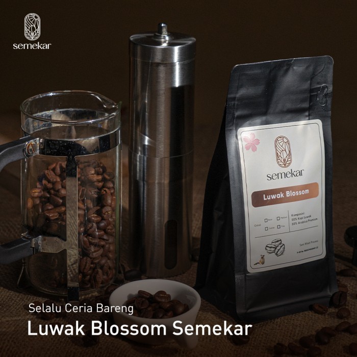 

Ready Kopi Luwak Blossom coffee Blend Arabica fresh roasted biji bubuk gayo