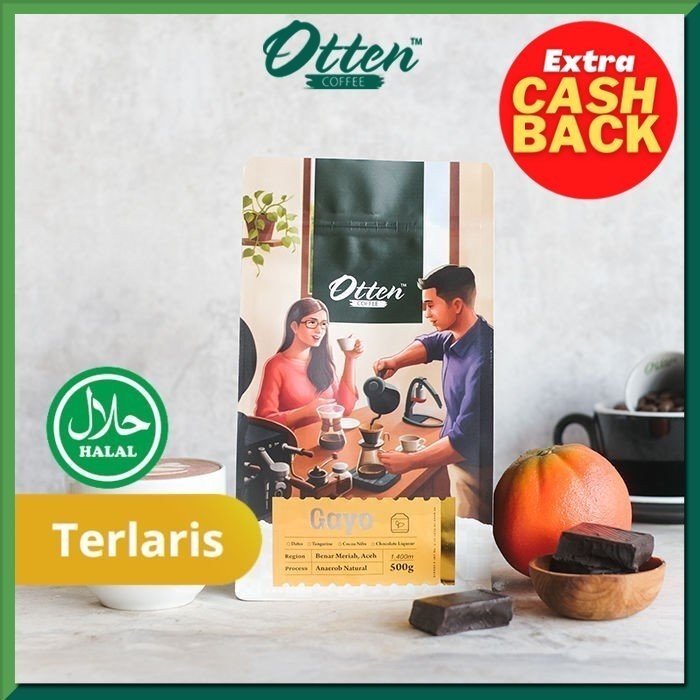 

Ready Kopi Arabica Aceh Gayo Anaerob Natural 500g - Otten Coffee