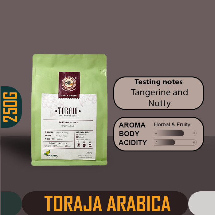 

Ready Opal Coffee - Toraja Arabica Roasted Beans 250g