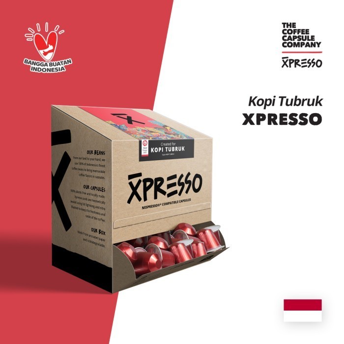 

Ready Xpresso Office Pack - Kopi Tubruk - Nespresso Compatible Capsules