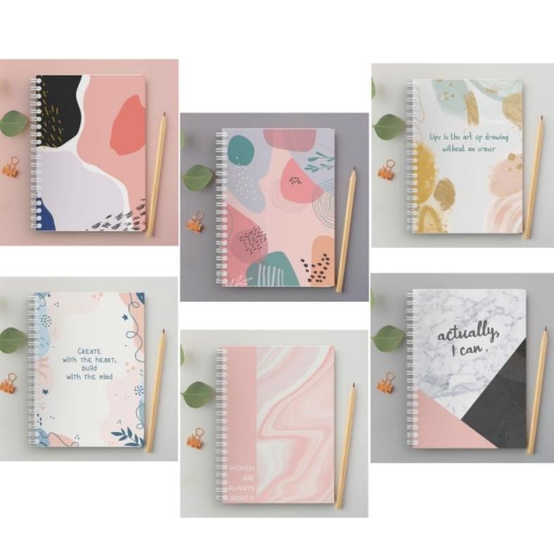 

NOTEBOOK JURNAL JOURNAL A5 BUKU CATATAN BUKU TULIS DIARY AGENDA PLANNER SPIRAL AESTHETIC SIAP KIRIM