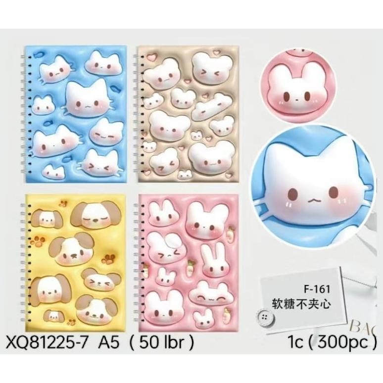 

NOTE BOOK SPIRAL A5, NOTE BOOK TEBAL, NOTE BOOK FANCY LUCU, HARGA PER 1 PCS TERLARIS