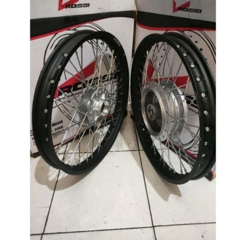 PL Velg Rossi Motor Honda  Verza -  Cb150 Verza  - Velg Tromol Jari Bonus Stell Jari Jari depan bela