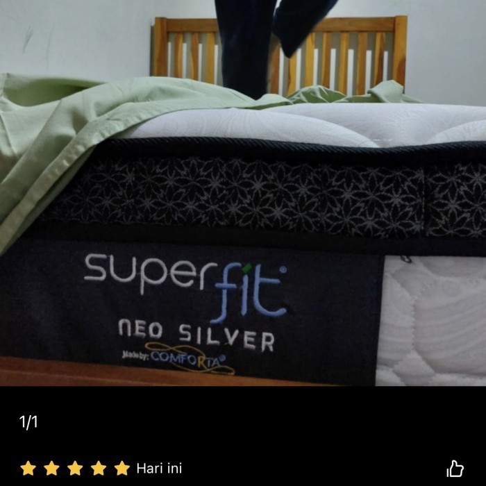 Comforta Hanya Kasur Spring Bed Super Fit Silver 120X200