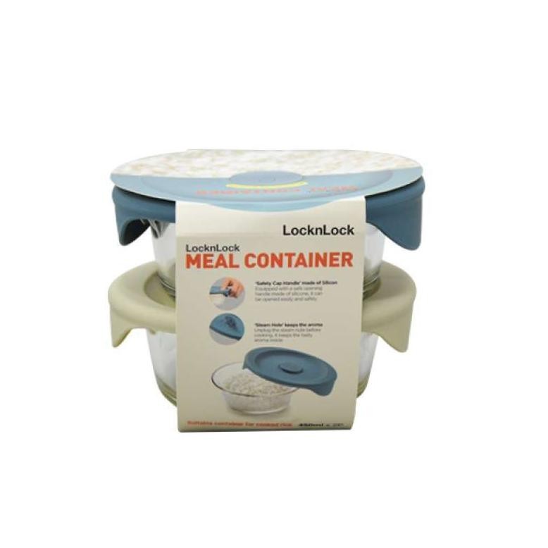 KJH LOCKnLOCK LockAndLock Oven Glass Food Meal Container isi 2 n 3pcs Kotak Wadah Makan Kaca Mpasi 3