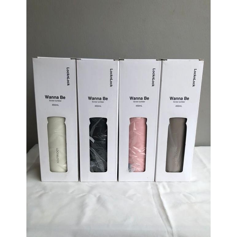 KJH LocknLock Screw Tumbler 450ML - LHC4212 lock and lock dan botol minum tahan panas dingin TERLARI