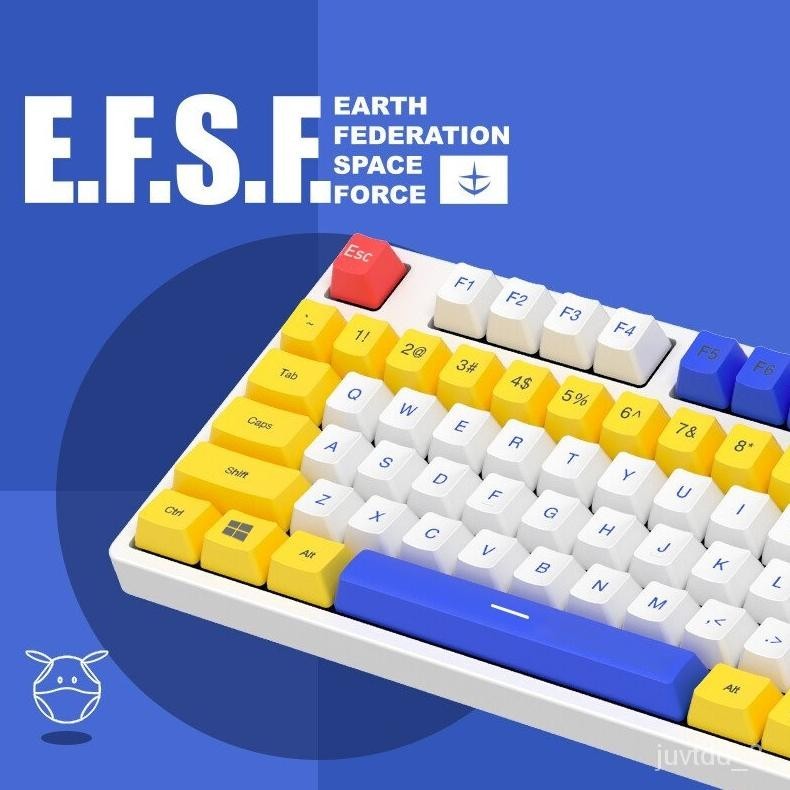 tre-57 Bonkyo Keyboard 87 key gaming keyboard anime mouse keyboard mouse pad set kabel mouse keyboar