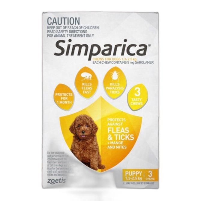 OBAT KUTU ANJING SIMPARICA SUPER AMPUH