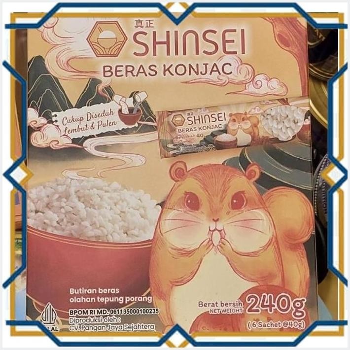 

[GDS] SHINSEI BERAS KONJAC 240 GR | BERAS PORANG