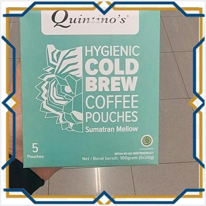 

[GDS] QUINTINO'S HYGIENIC COLD BREW COFFEE SUMATRAN MELLOW ISI 5 POUCH