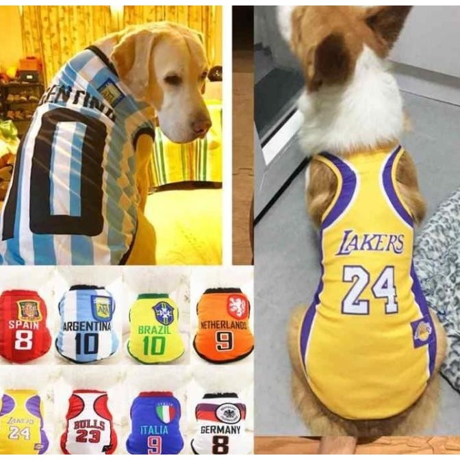 Baju Bola Anjing / Kaos Anjing / Jersey Anjing Kecil & Kucing