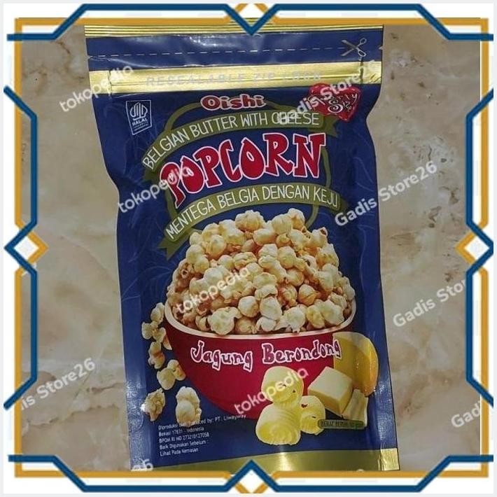 

[GDS] OISHI POPCORN BELGIAN BUTTER WITH CHEESE 100 GR