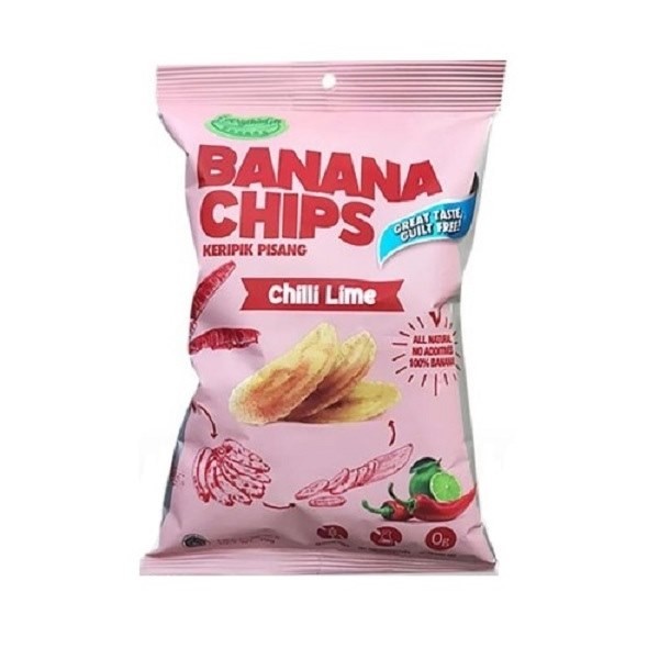 

EVERYTHING BANANA CHIPS CHILLI LIME 70 GR