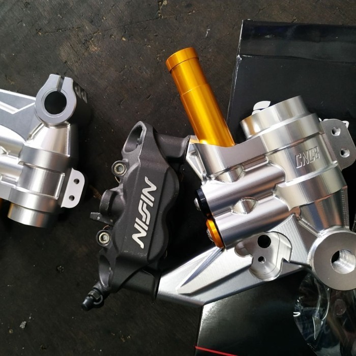 Bottom double disk CNC Billet ZX25R