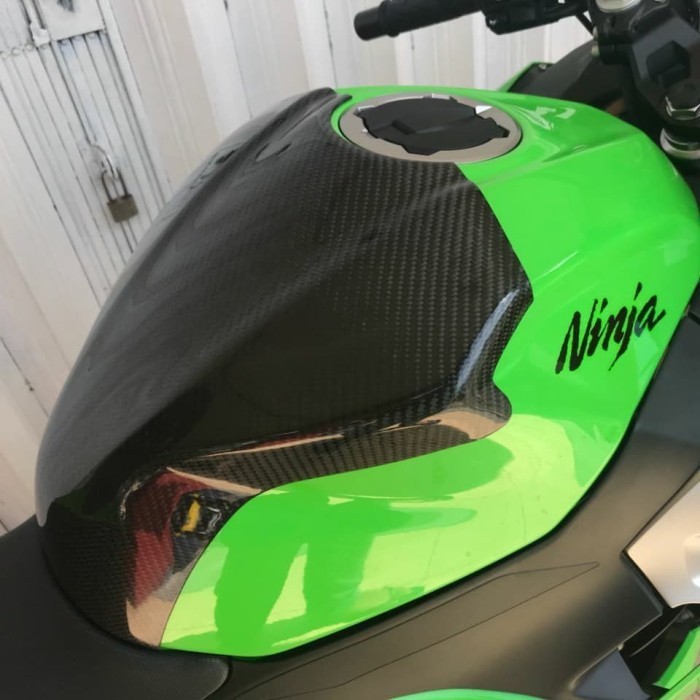 Half Tankpad carbon New Ninja 250 fi 2018