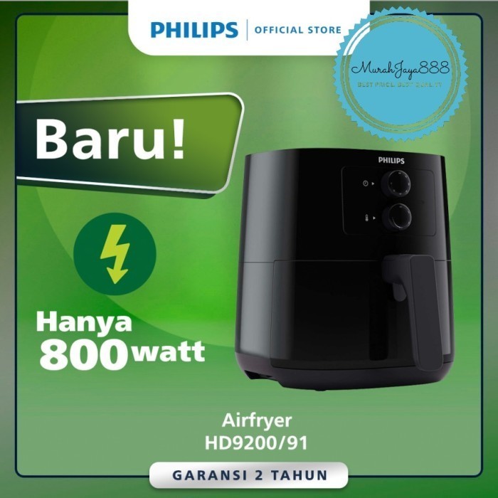 Philips Low Watt Air Fryer Hd9200/91 - 800 Watt Hd 9200 / 91 Air Fryer