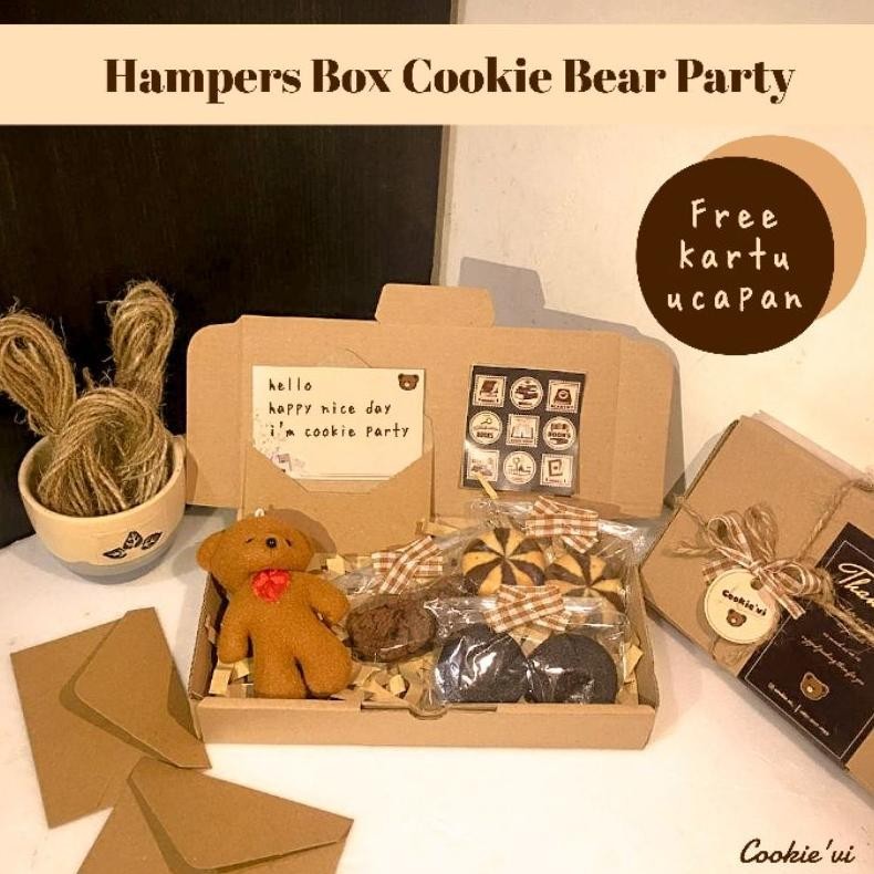 

HAMPERS COOKIE BEAR PARTY/ KADO ULANG TAHUN / HAMPERS LUCU SIAP KIRIM