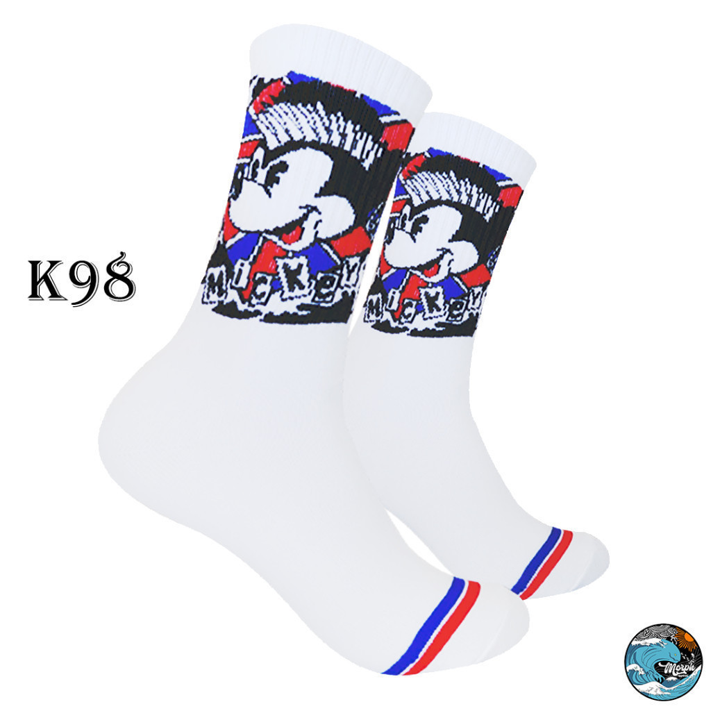 Kaos Kaki Oldschool - Kaos Kaki Karakter Punk Mickey Mose - Morph.Apparel - K98