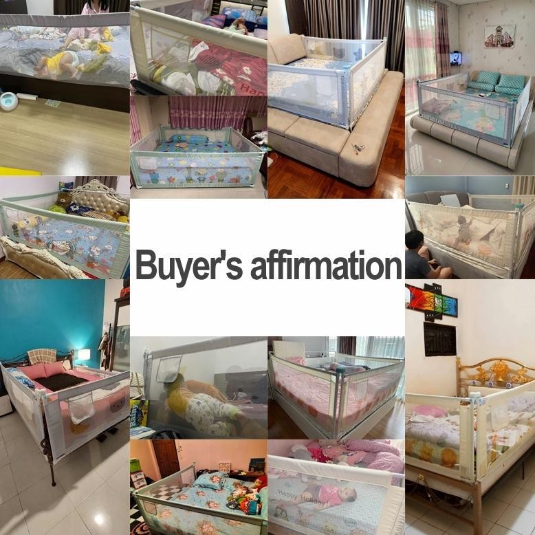fn-56 Tinggi 105cm Bedrail pembatas kasur pagar bayi pagar kasur pengaman baby pagar pembatas tempat