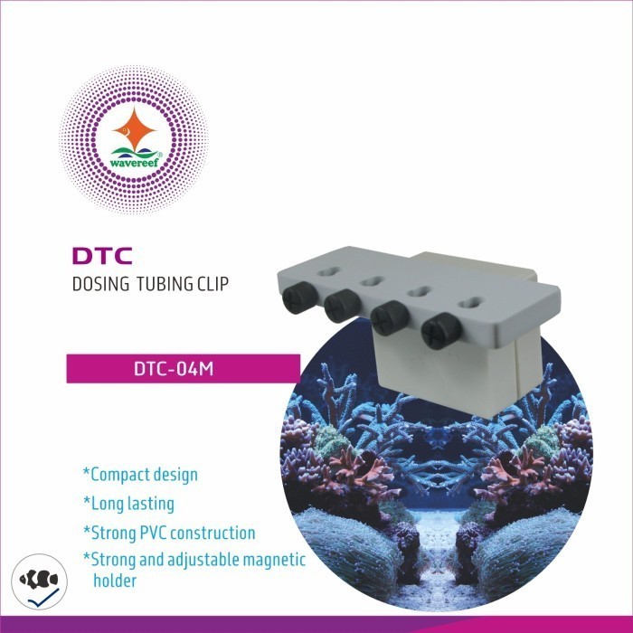 

DTC-04 MAGNETIC DOSING TUBING CLIP 4 CLIPS