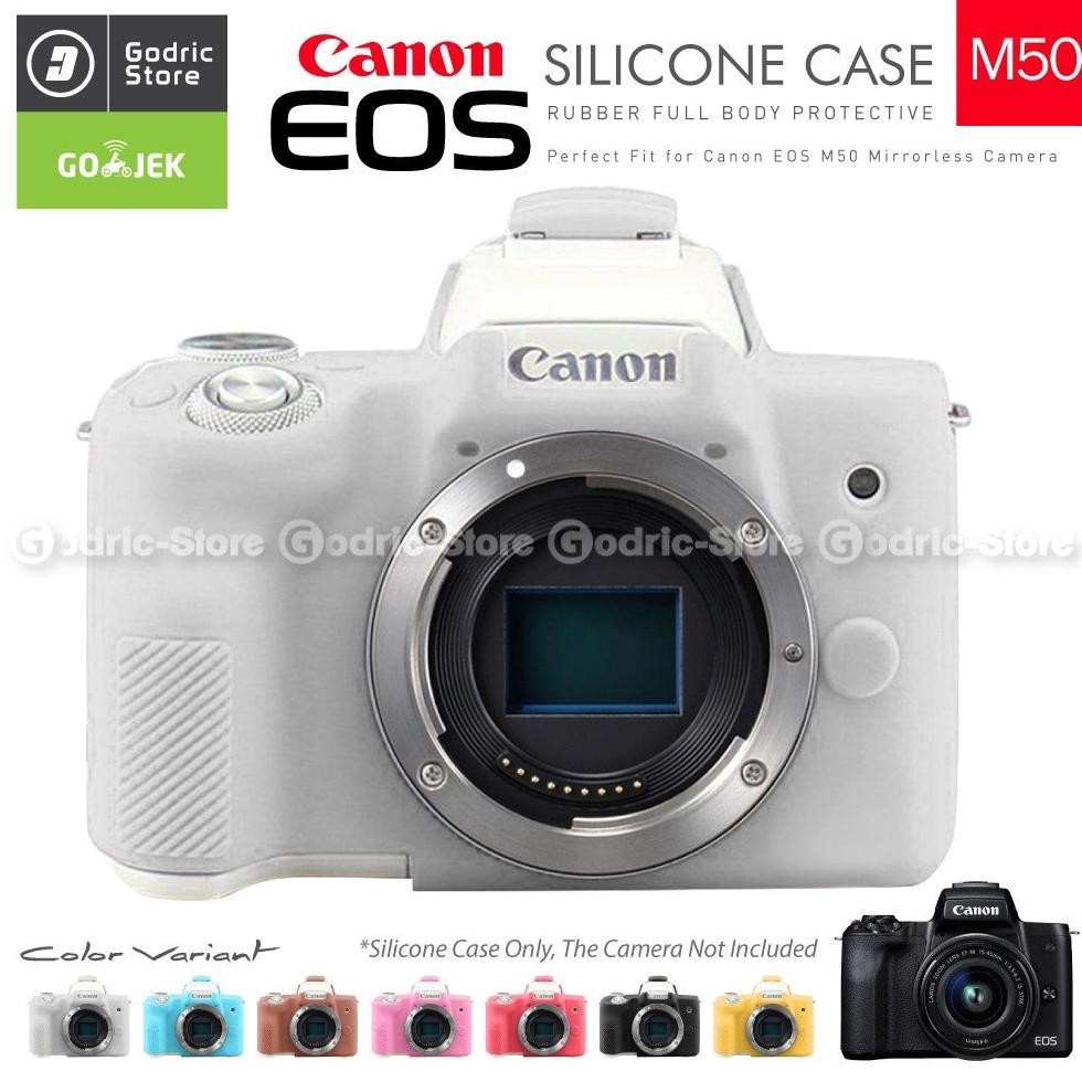 {BARU} Silicone Canon EOS M50 Silikon Case / Sarung Silicon Kamera Mirrorless