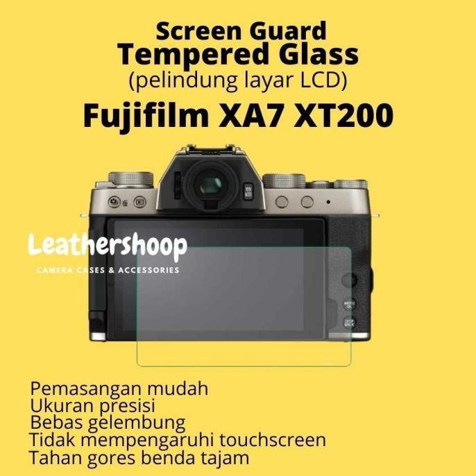 Screen guard LCD Fujifilm XA7 Fuji XA7 Tempered Glass Mechatronik Indo