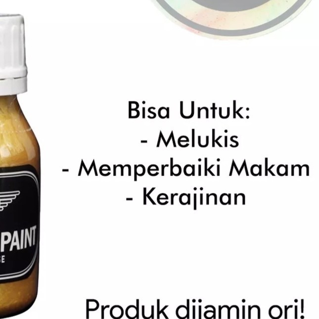 

CAT GOLD PAINT 80 GRAM - WATER BASED RJ LONDON - CAT AIR MAS SERBAGUNA K01